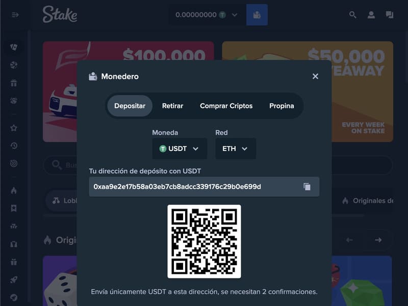 Registro simplificado en Stake